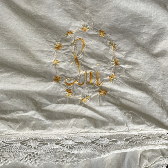 Italian bedsheets His and Hers Vintage - Picture 3 of 5